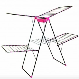 منشر ملابس تركي طبقتين حجم كبير  منشر ملابس تركي طبقتين حجم كبير