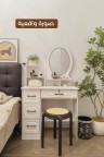بيرو مع مرآة مضيئة مكون من 4 جوارير am-107