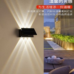 كشاف حائط باضاءة صفراء يعمل بالطاقة الشمسية L-2