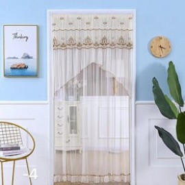 ستارة للابواب مكونة من طبقتين بتطريز جميل 482-4 ستارة للابواب مكونة من طبقتين بتطريز جميل 482-4