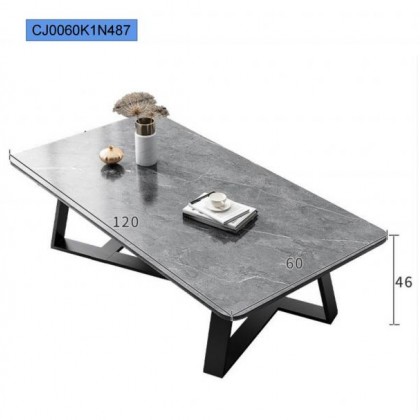 طاولة وسط خشبية وبارجل معدنية ef-79