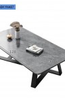 طاولة وسط خشبية وبارجل معدنية ef-79