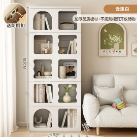 خزانة منزلية متعددة الاستخدامات باللون الأبيض ef-66 خزانة منزلية متعددة الاستخدامات باللون الأبيض ef-66