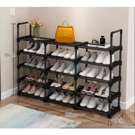  رفوف احذية بلاستيكية مكونه 5 طبقات