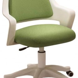 كرسي مكتب يمكن التحكم بارتفاعه قابل للدروان باللون الأخضر ab-136