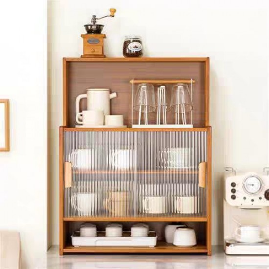 خزانة خشبية لوضع الاطباق والفناجين a-34