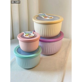 طقم تبرويرات دائري مكون من 4 قطع مختلفة الاحجام