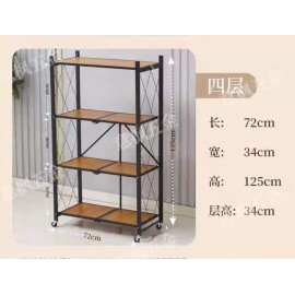 ارفف متعددة الاستخدامات مع عجلات يمكت طيها بسهوله bd-13