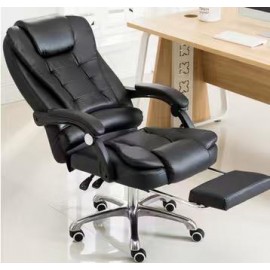 كرسي مكتب فاخر باللون الأسود مع مسند اقدام od-65