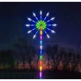 اضاءة حائط بعدة الوان مع ريموت تحكم 