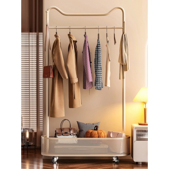 علاقة ملابس معدنية مع عجلات  CD-31