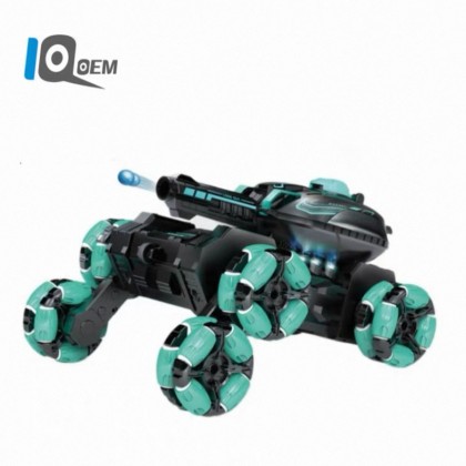 دبابة أطفال تعمل على الريموت يمكنها اطلاق كرات جلي jto185