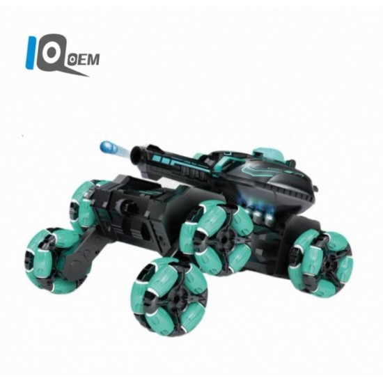 دبابة أطفال تعمل على الريموت يمكنها اطلاق كرات جلي jto185