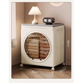 صندوق تخزين مع بابين يمكن طيه مصنوع من البلاستيك IH-62