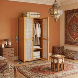 خزانة ملابس مصنوعه من خشب البامبو الطبيعي ih-26