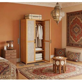 خزانة ملابس مصنوعه من خشب البامبو الطبيعي ih-26