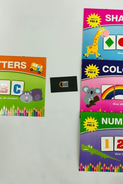  Early Learning Sticker BookSet