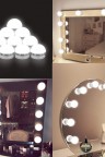طقم اضاءة للمرآة 10 مصابيح LED طقم اضاءة للمرآة 10 مصابيح LED