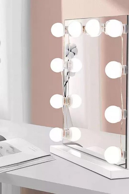 طقم اضاءة للمرآة 10 مصابيح LED طقم اضاءة للمرآة 10 مصابيح LED