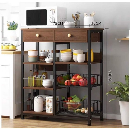 خزانة مطبخ مع درجين وسلات 13-1