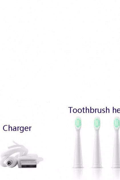 فرشاة أسنان كهربائية بأربع رؤوس بديلة  